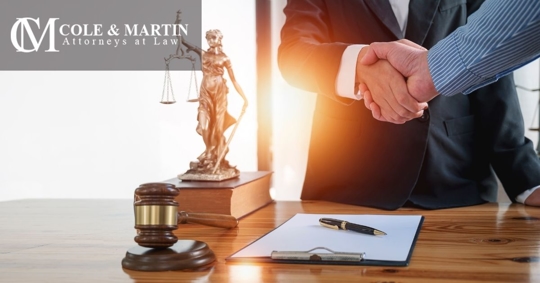 lawyer shaking hands